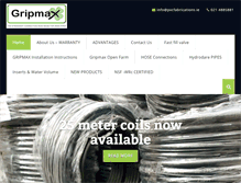 Tablet Screenshot of gripmax.ie